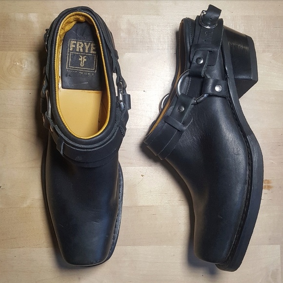 Frye Shoes - Frye Harness Mule Black